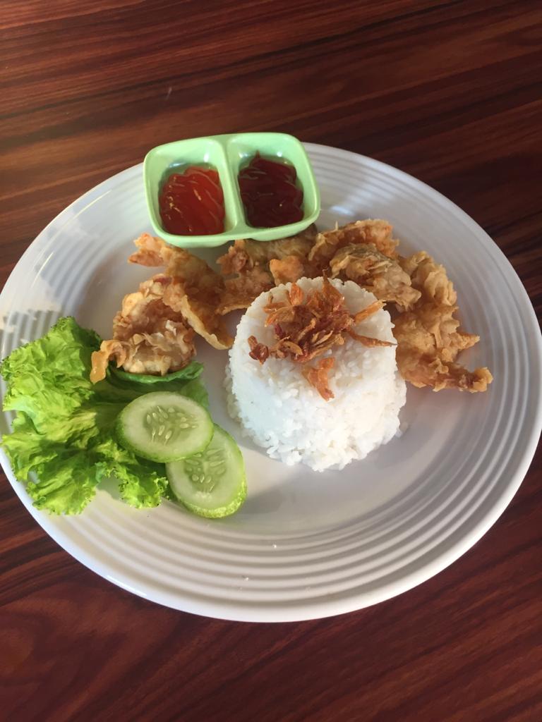 Crispy Shrimp/Squid Rice