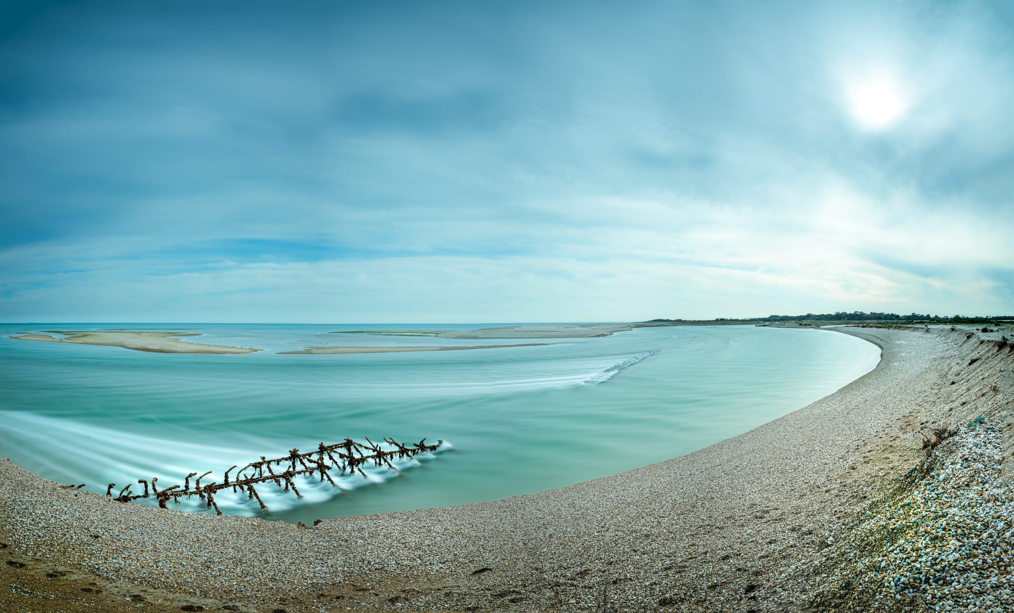 Pagham harbour panorama