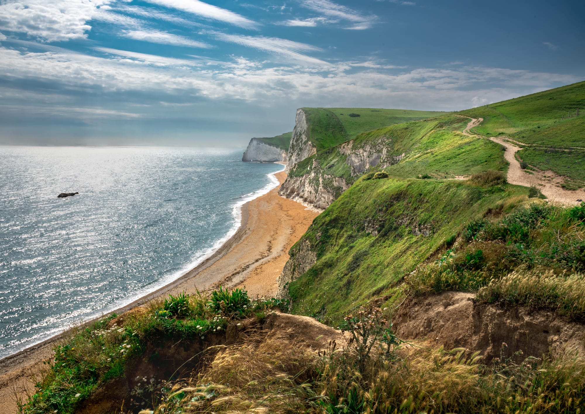 Durdle Door looking West