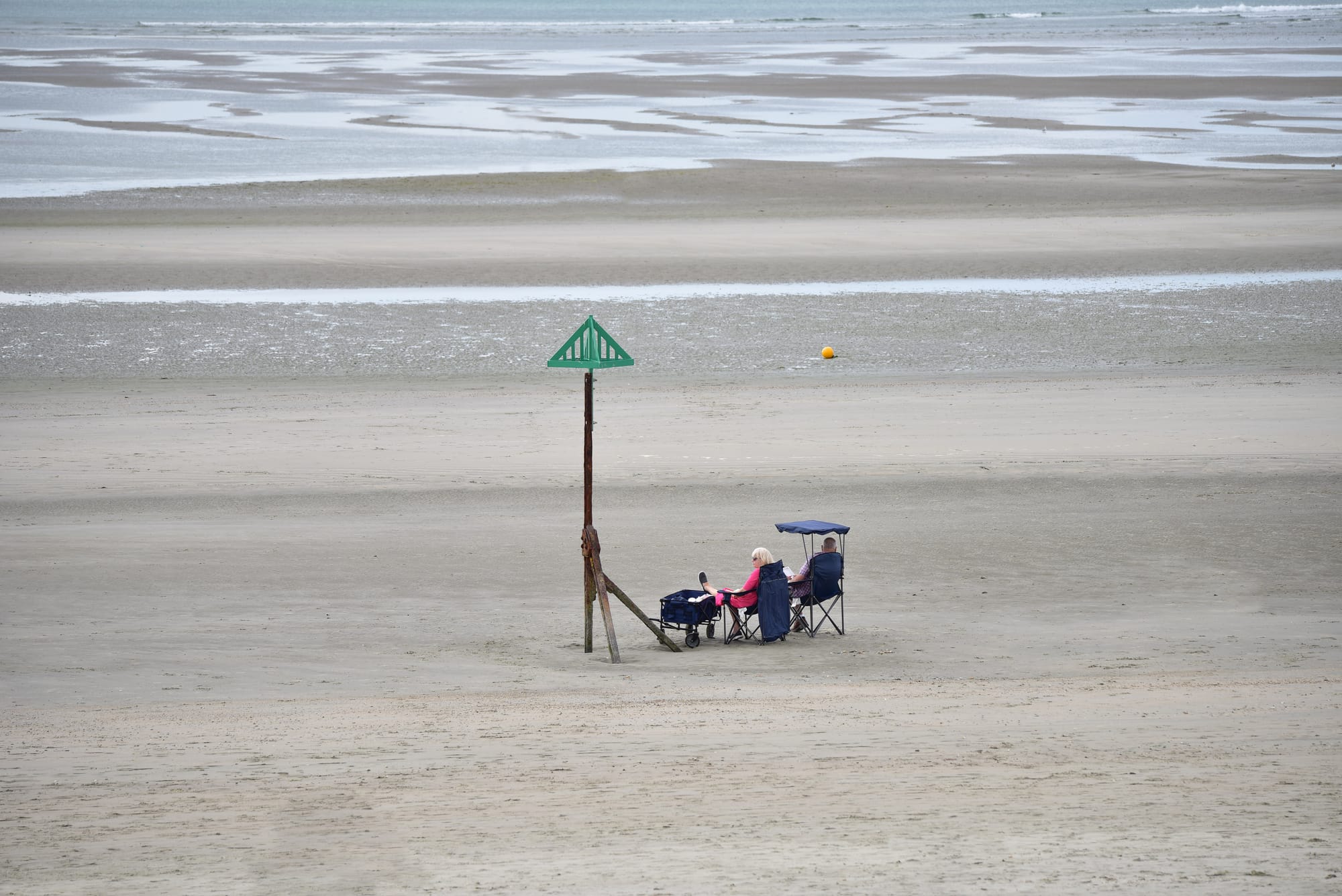 Enjoying the day at West Wittering