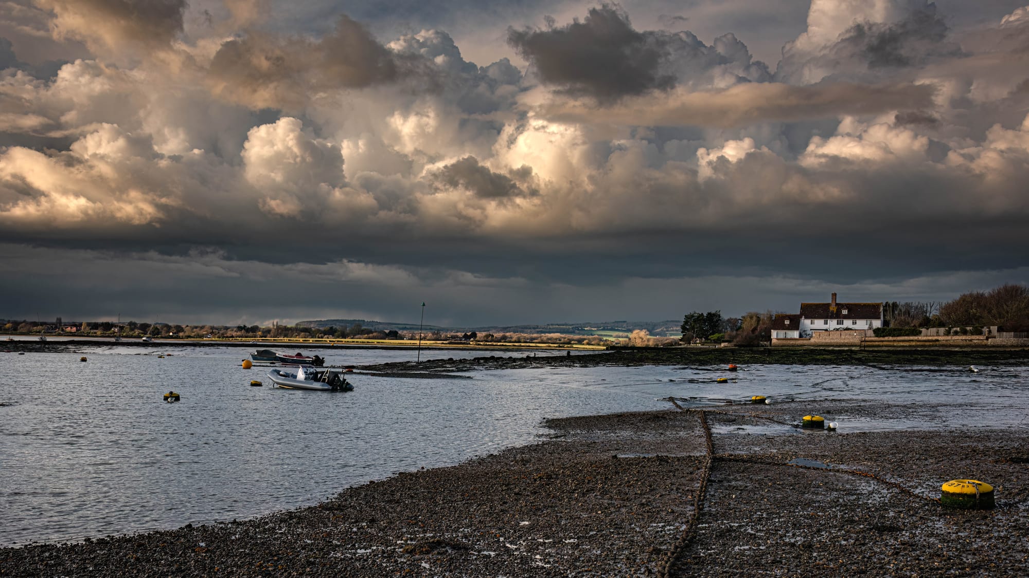 Sunset storm clouds