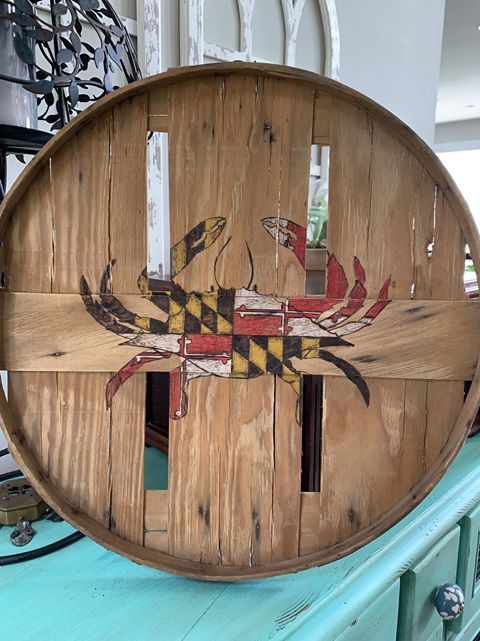 Maryland flag crab