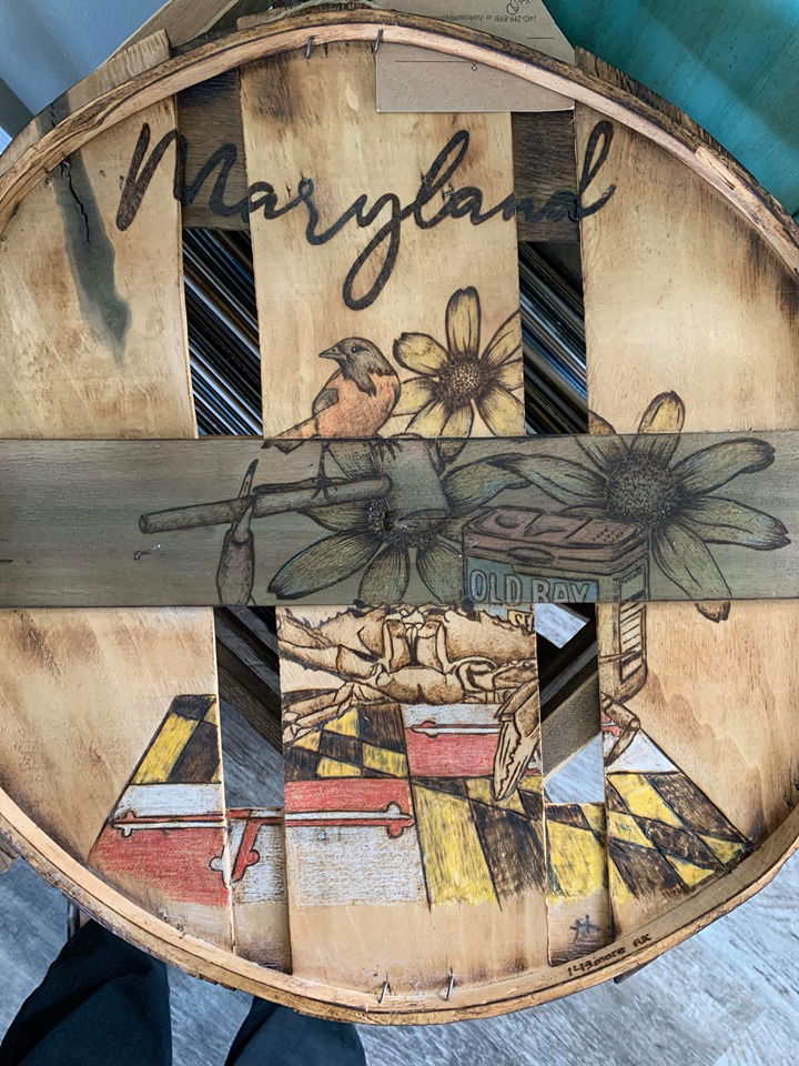 Maryland Heritage bushel lid