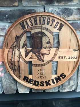 SAMPLE WASHINGTON REDSKINS RECYCLED BUSHEL LID