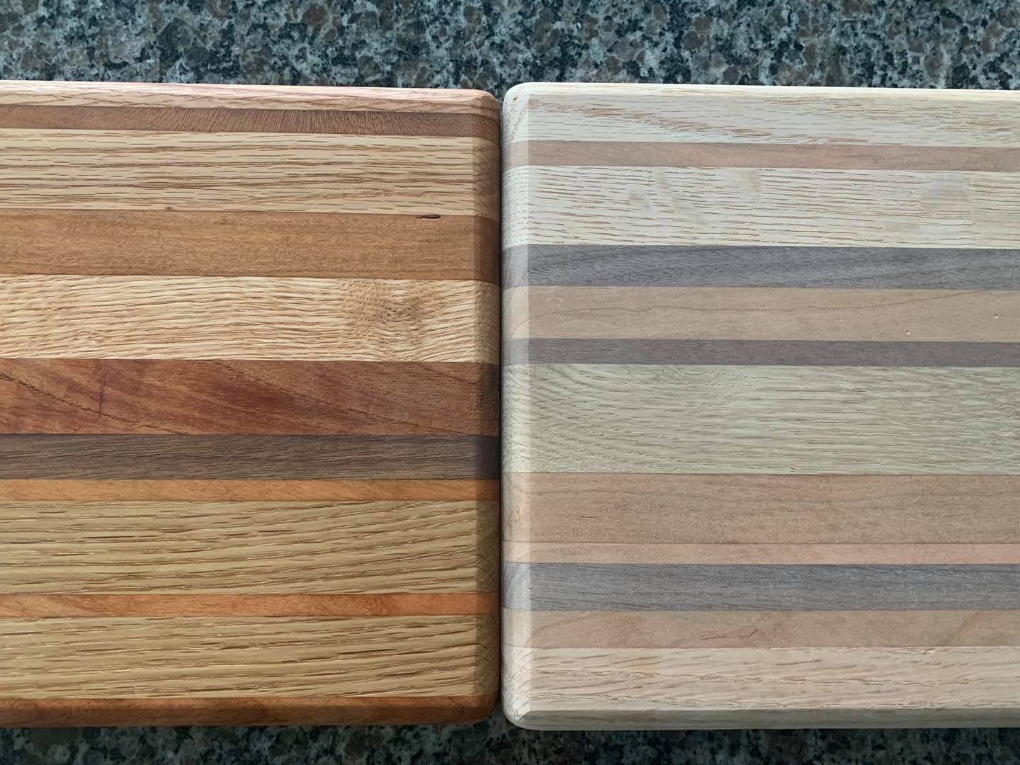 Multiwood cutting boards