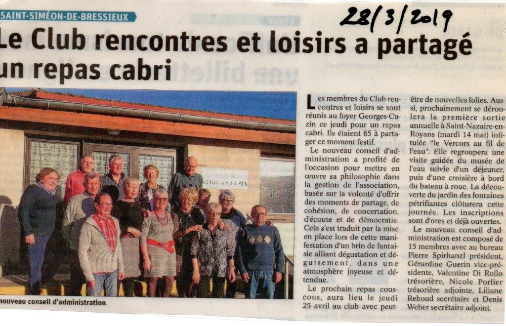 REPAS KABRI 28 MARS 2019