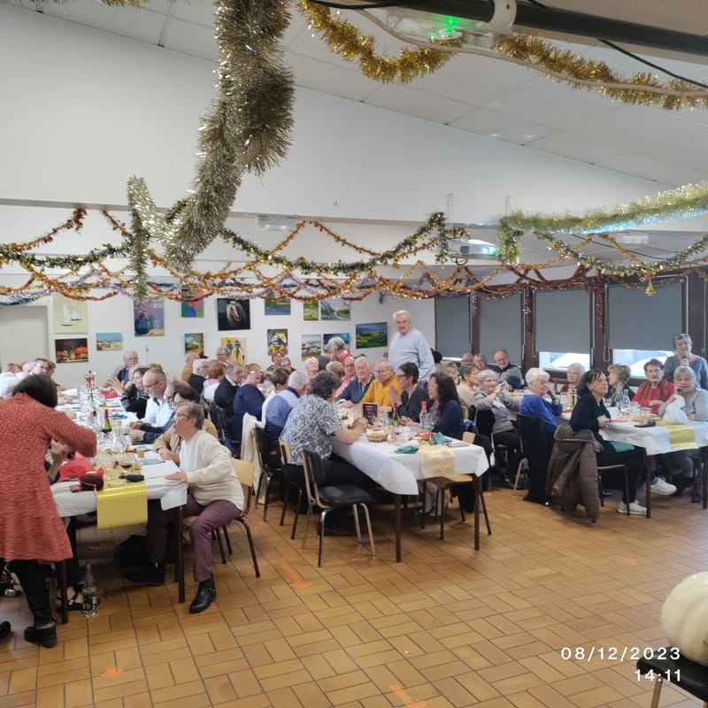 OHOTOS DU REPAS DE NOËL DU 8 DECEMBRE 2023