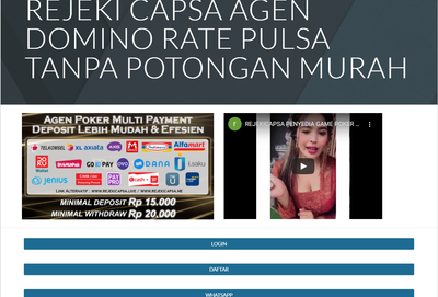 REJEKI CAPSA AGEN DOMINO RATE PULSA TANPA POTONGAN MURAH