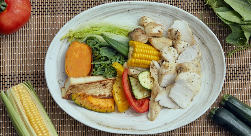 蒜味烤雞胸