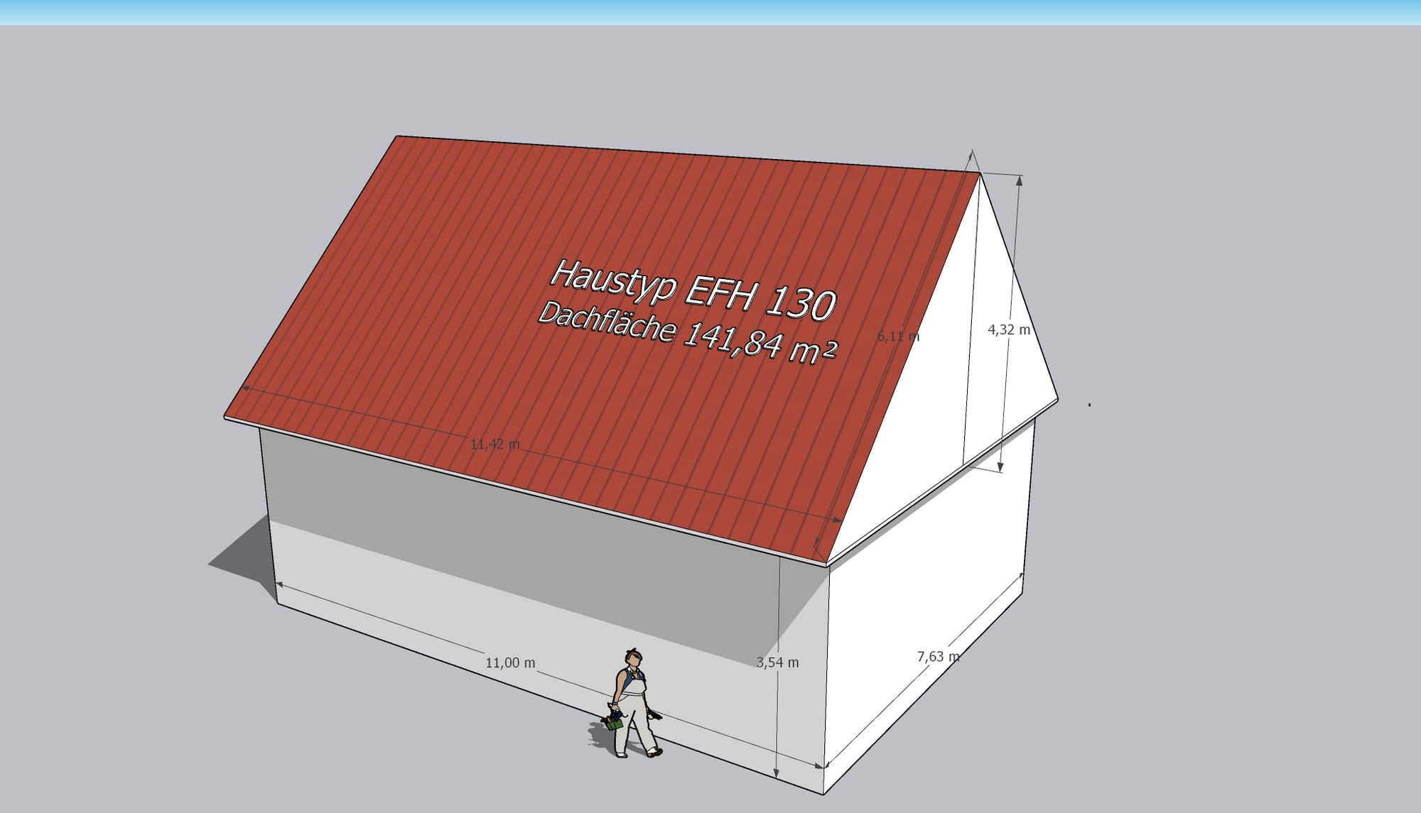 Wohnhaus 1 1/2 geschossig in Holzrahmen - Bauweise 130 m2 WFl