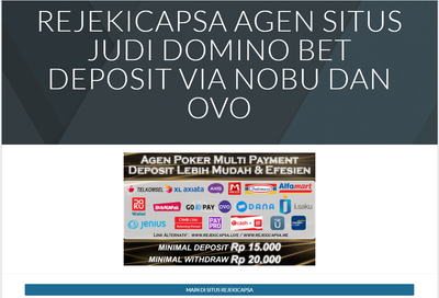 AGEN POKER DAN DOMINO TRANSAKSI DEPOSIT VIA OVO DAN NOBU