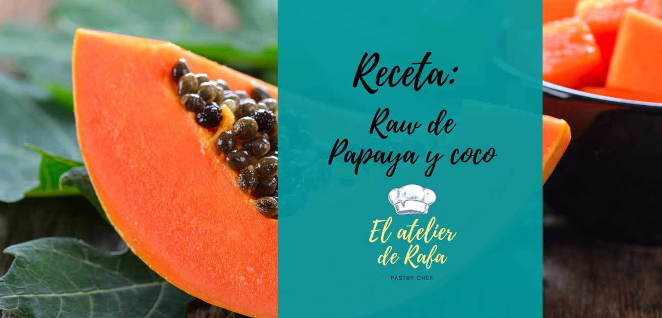 Raw de papaya y coco