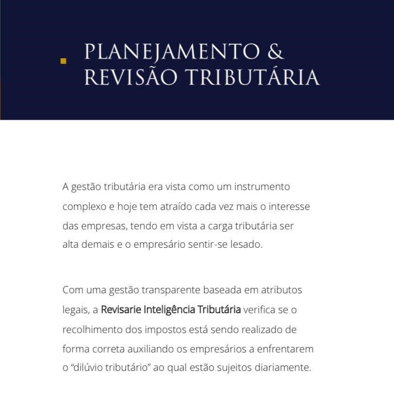 CONHEÇA A REVISARIE - SUA EMPRESA ESTÁ PAGANDO MAIS IMPOSTOS DO QUE DEVERIA!