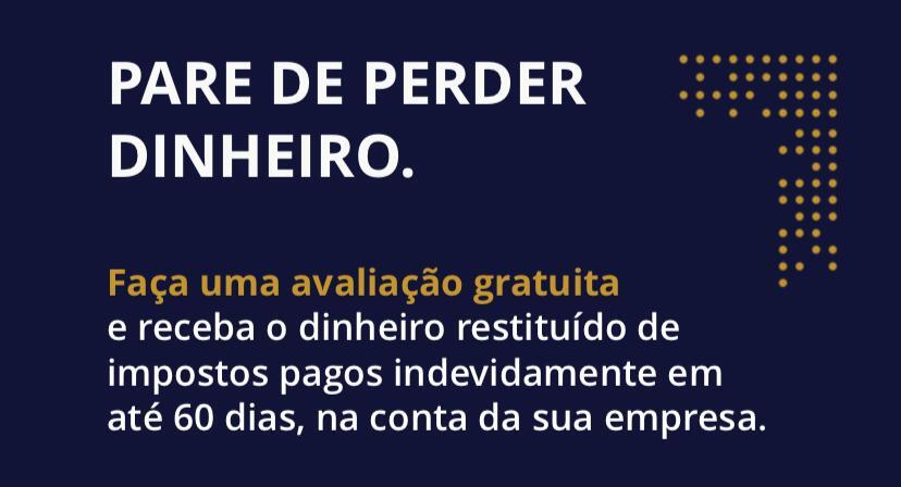 PARE DE PERDER DINHEIRO