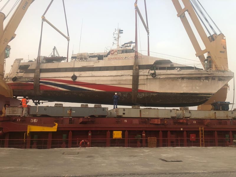 Catamaran Transport From Sierra Leone to Rhodes