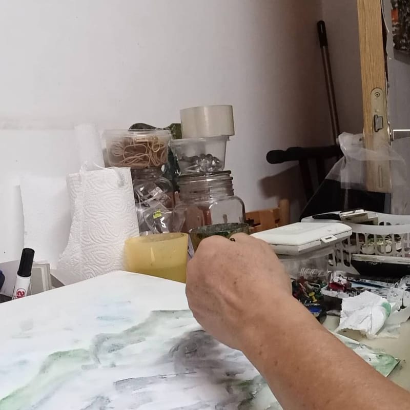 Watercolor Art Process