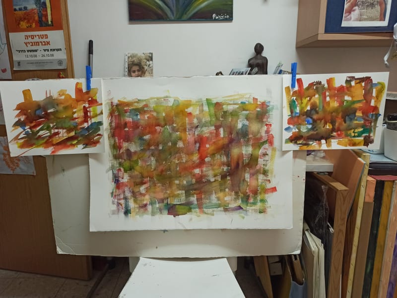 Watercolor Art Process