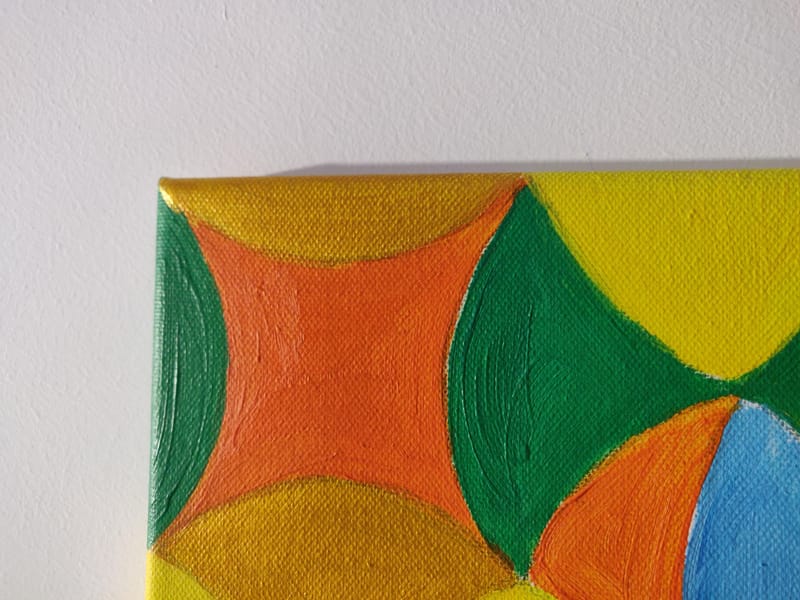 Tablouri Pattern realizate cu acrilic pe panza, dimensiuni diferite.