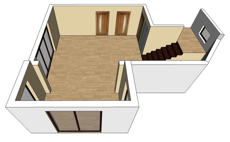 Amenjare living intr-o casuta din Baia Mare