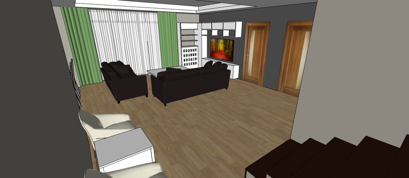 Amenjare living intr-o casuta din Baia Mare