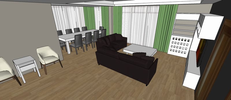 Amenjare living intr-o casuta din Baia Mare