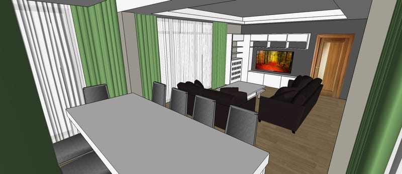 Amenjare living intr-o casuta din Baia Mare