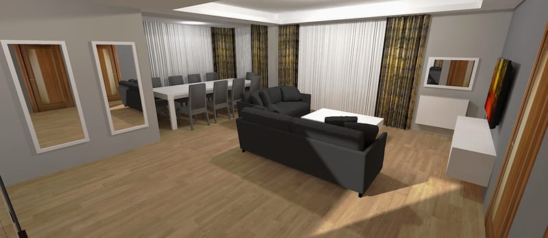 Amenjare living intr-o casuta din Baia Mare