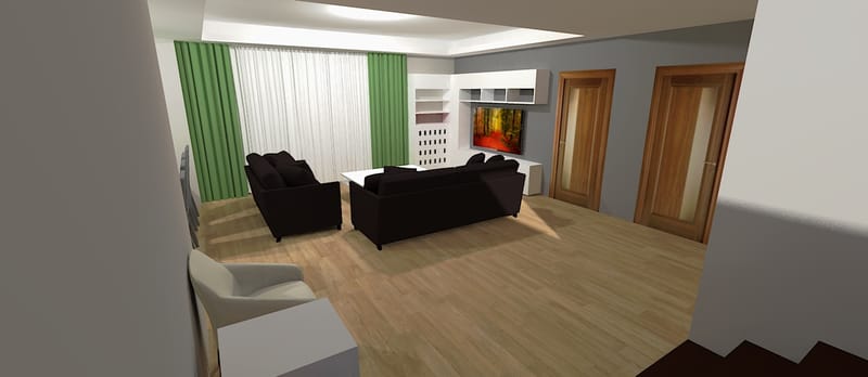 Amenjare living intr-o casuta din Baia Mare