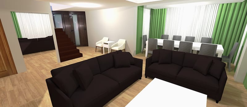 Amenjare living intr-o casuta din Baia Mare