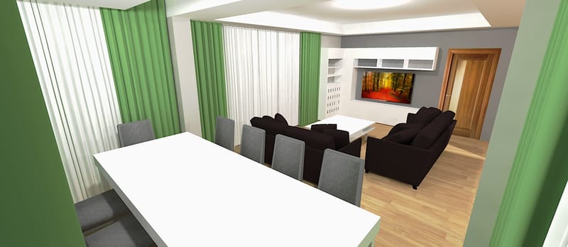 Amenjare living intr-o casuta din Baia Mare