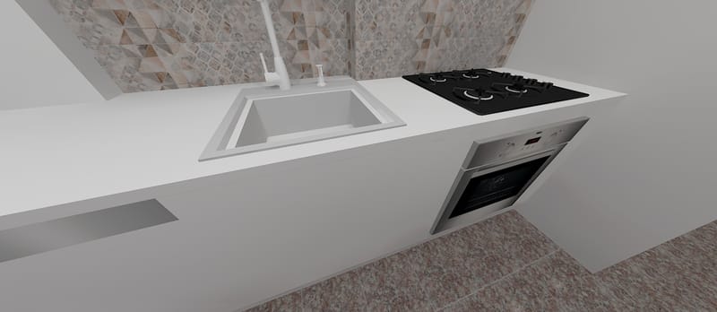 Amenajare apartament cu un dormitor, cartierul Grigorescu. Planuri de situatie, alegere produse, schite tehnice, randari partiale.