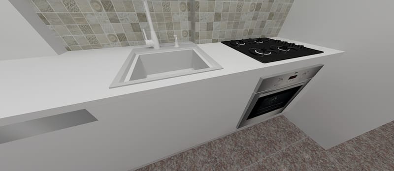 Amenajare apartament cu un dormitor, cartierul Grigorescu. Planuri de situatie, alegere produse, schite tehnice, randari partiale.