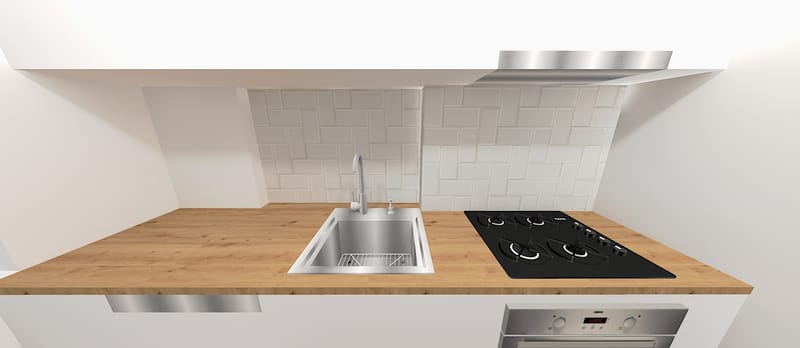 Amenajare apartament cu un dormitor, cartierul Grigorescu. Planuri de situatie, alegere produse, schite tehnice, randari partiale.