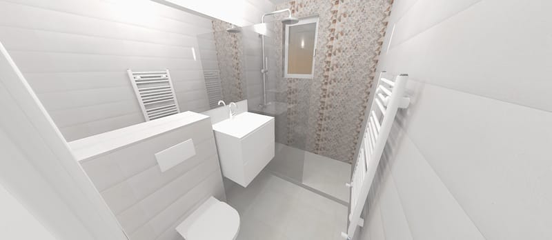 Amenajare apartament cu un dormitor, cartierul Grigorescu. Planuri de situatie, alegere produse, schite tehnice, randari partiale.