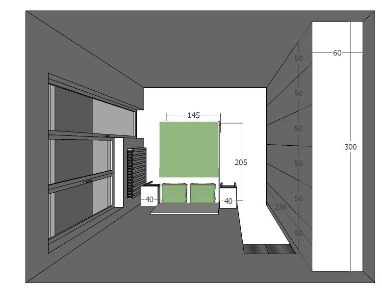 Amenajare apartament cu un dormitor, cartierul Grigorescu. Planuri de situatie, alegere produse, schite tehnice, randari partiale.