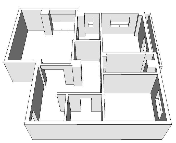 Reamenajare apartament 2 dormitoare cartierul Borhanci.