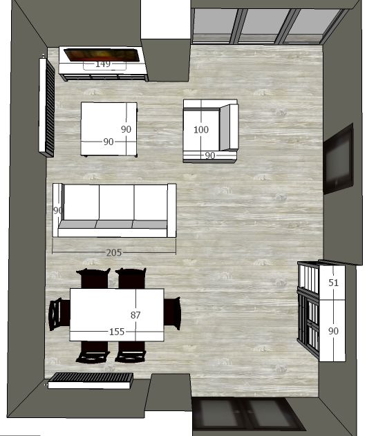 Reamenajare apartament 2 dormitoare cartierul Borhanci.