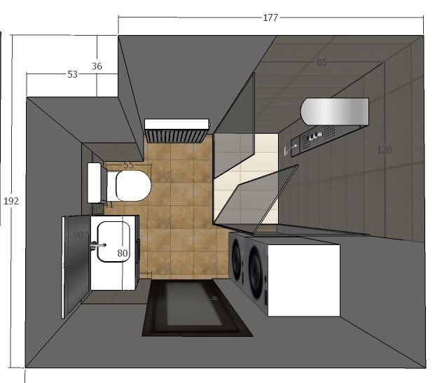 Reamenajare apartament 2 dormitoare cartierul Borhanci.
