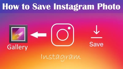 Hoe de foto's die op Instagram zijn gepost, op je mobiele telefoon opslaan?