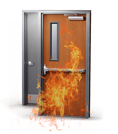 Fire-Rated Metal Door