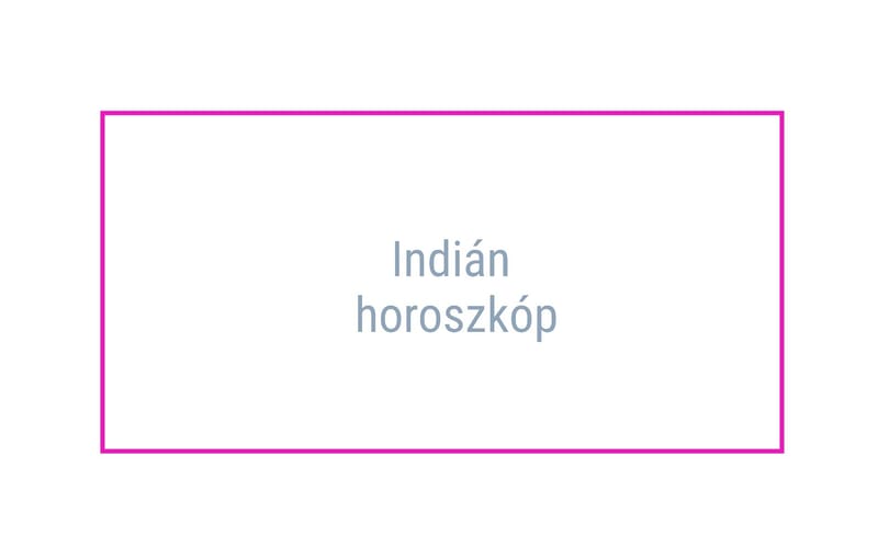 Indián horoszkóp
