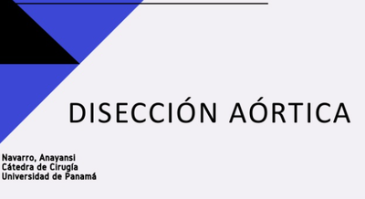 DISECCIÓN AÓRTICA