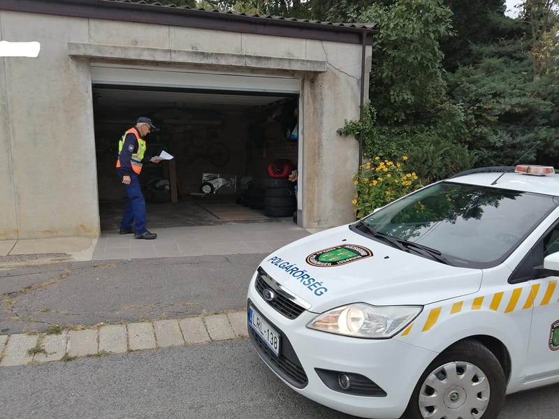 Az elmúlt hetek polgárőr szolgálatai alatt történtek