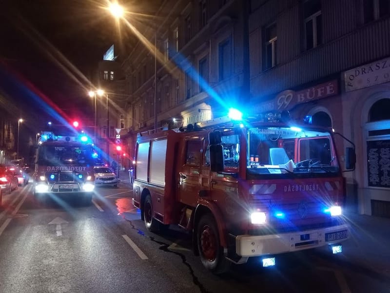 Két tűzeset, 200 méteren belül, egy időben