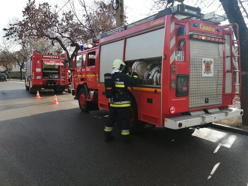 Lakástűz Rézmál városrészben