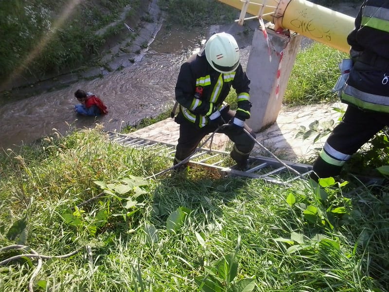 Az Ördögárok patakba esett bele