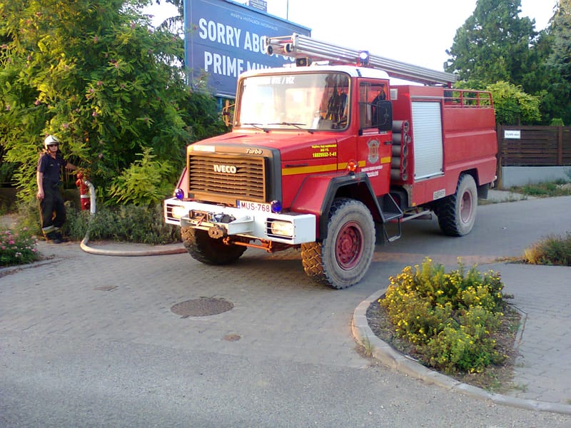 Erdőtűz Telki és Nagykovácsi között