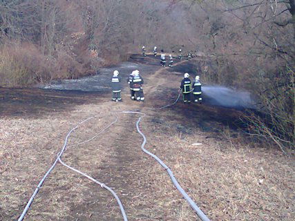 Erdőtűz a János hegyen