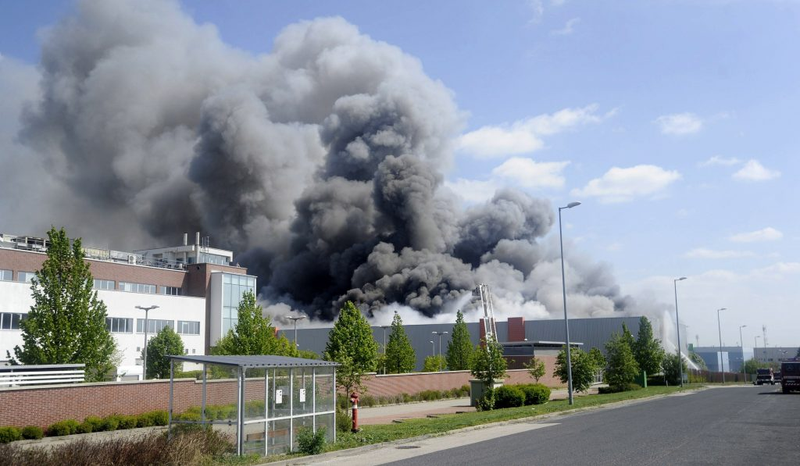 Gyógyszer raktár égett