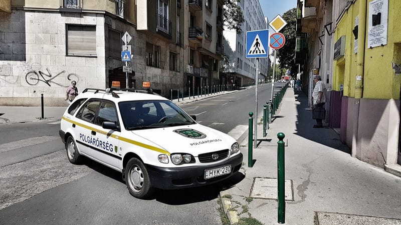 Társasház homlokzatáról leeső darabok jelentettek veszélyt